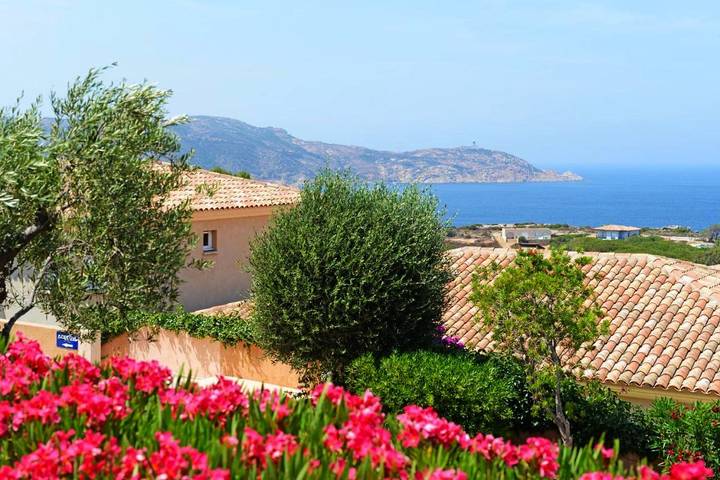 Location de vacances pour 3 personnes, avec piscine ainsi que vue et terrasse, animaux acceptés à Calvi - 2