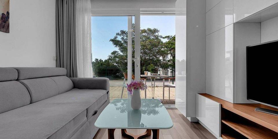 Apartament wakacyjny dla 2 osób, z taras w Promajna