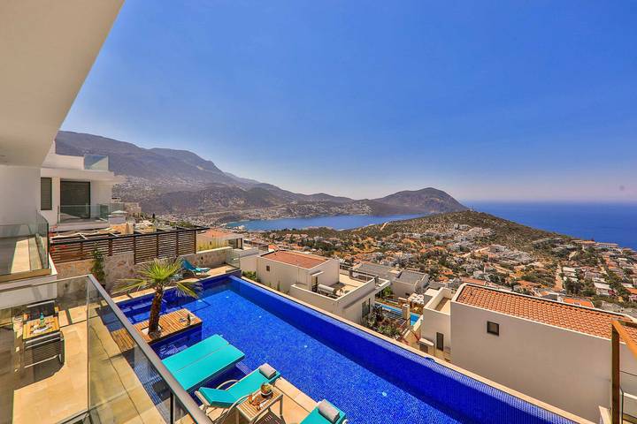 Villa pour 8 personnes, avec balcon à Kalkan - 4