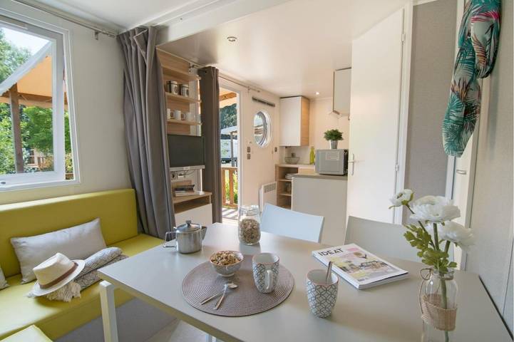 Mobil home pour 2 personnes, avec piscine et jardin à Maisons-Laffitte - 3