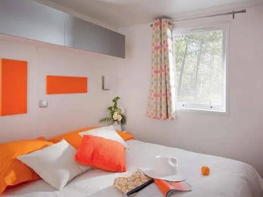 Camping Etche Zahar - Mobilheim 2 personen - Mobile Residence 17.5 m² / Terrasse 8 m² / 1 Zimmer - 1/2 pers. in Urt, Bayonne und Umgebung