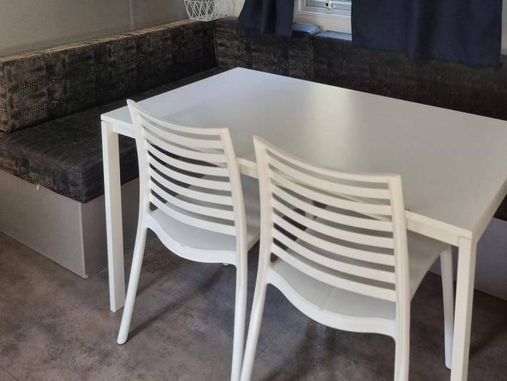 Camping Le Moulin Du Roy - Mobilheim 4 personen - Mobilheim Cottage Bois Confort - 2 Zimmer - Klimaanlage - 25m² - - - - - - - - - - - - - - - -. in Revel, Lauragais