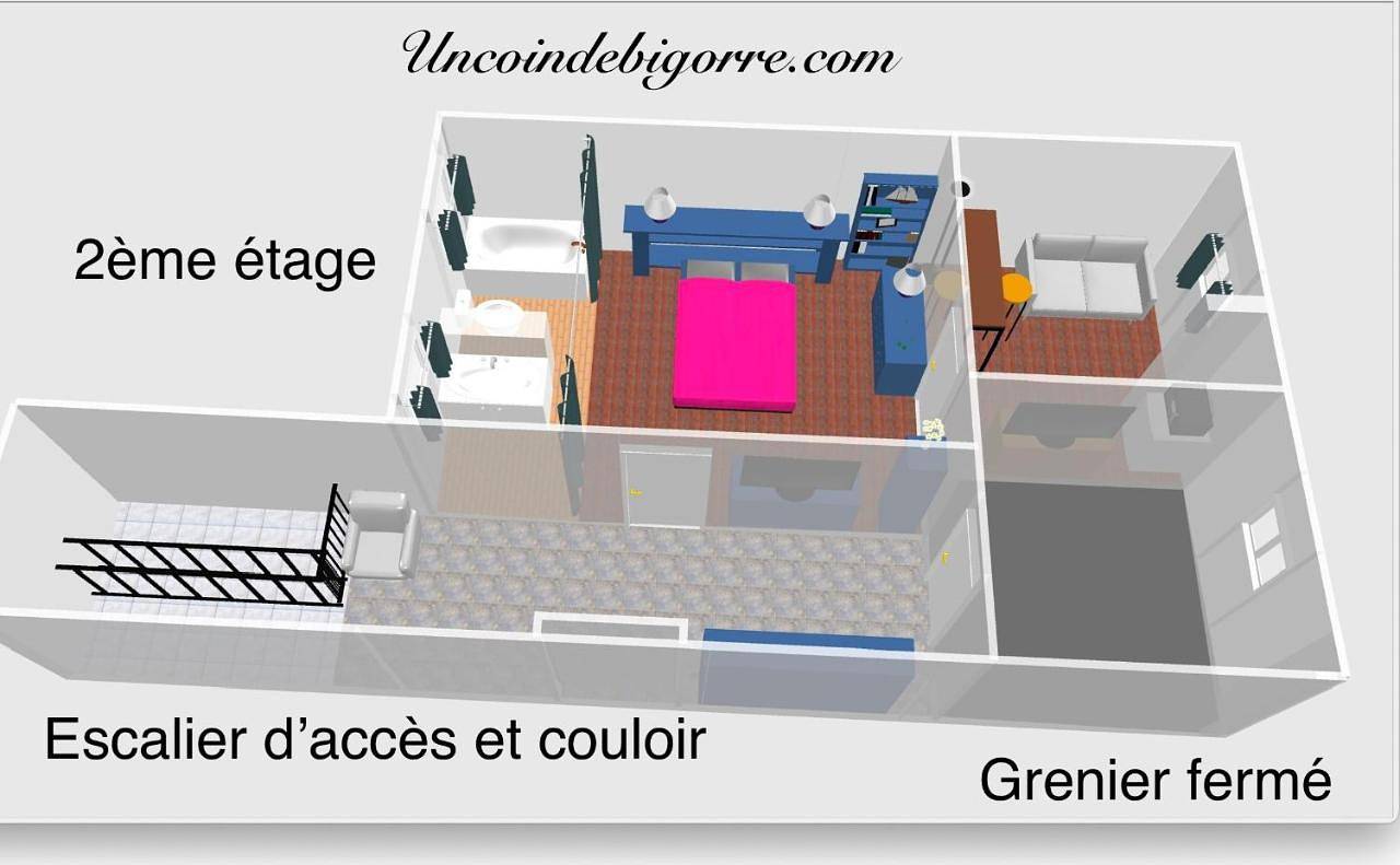 One-Bedroom House in Tournay, Hautes-Pyrénées