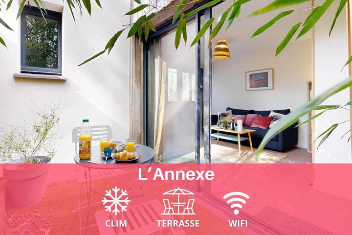 Gîte pour 2 personnes, avec terrasse, animaux acceptés à Gragnague