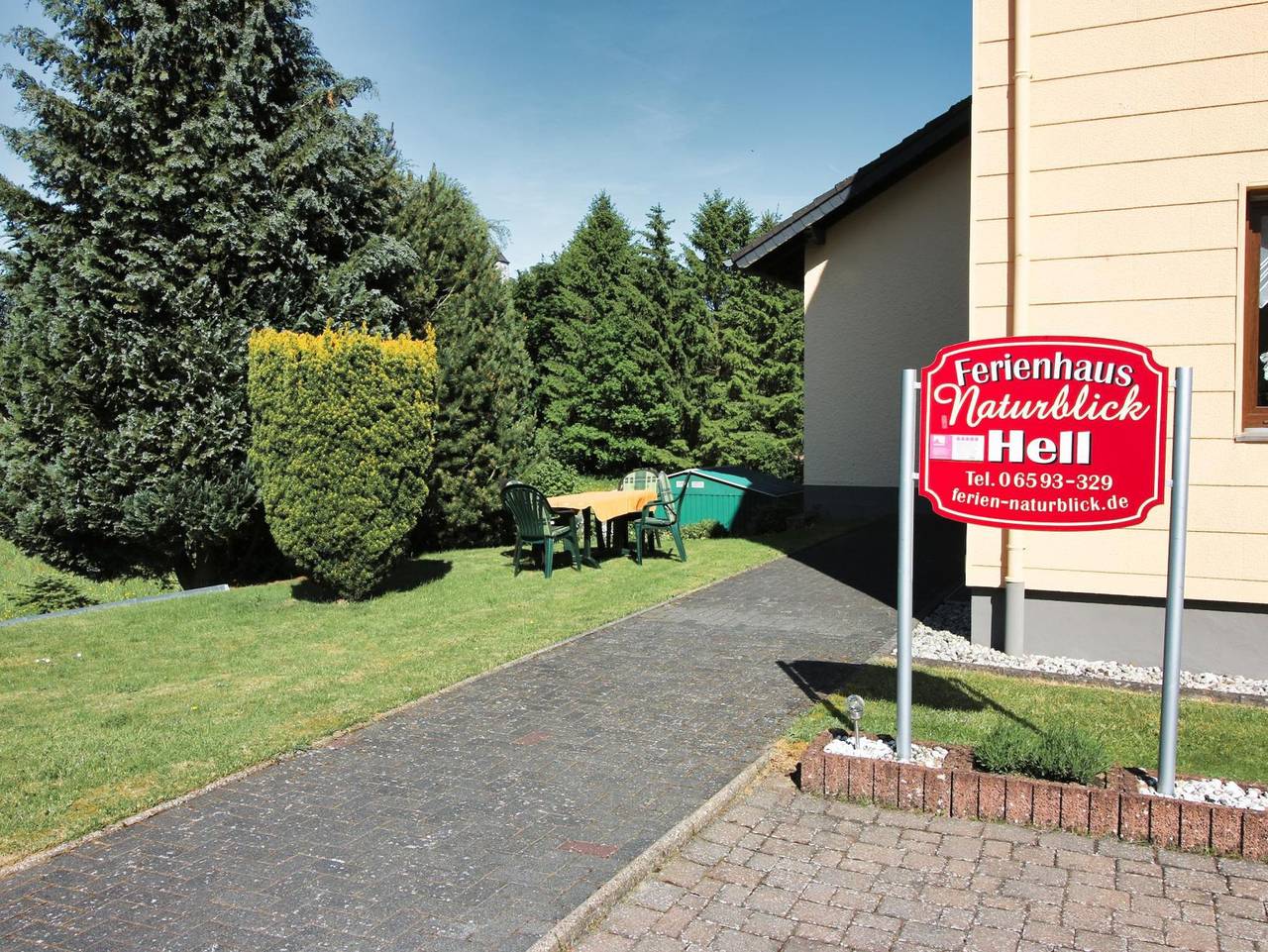 Ganze Ferienwohnung, Ferienhaus Naturblick - 6-Bett-Ferienhaus Naturblick in Berndorf, Vulkaneifel