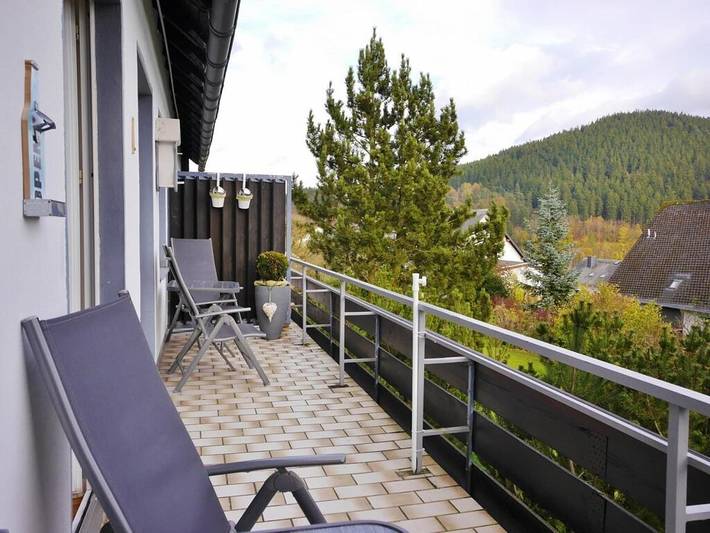 "Ettelsberg-Panorama" im Zentrum in Willingen, die Mittelgebirge