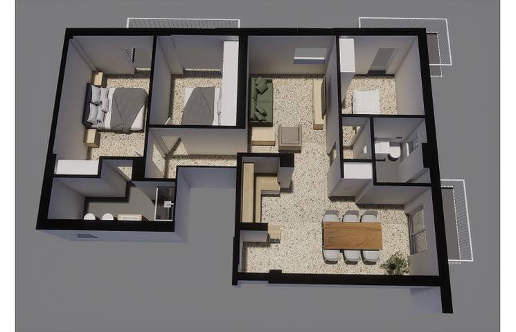 Ferienwohnung für 7 Personen, mit Balkon, mit Haustier in Bibione - 2