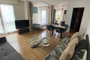 Appartement De Vacances pour 4 Personnes dans Vanves, Hauts-de-Seine, Photo 3