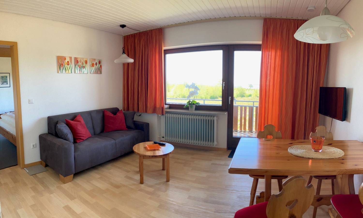 Ganze Ferienwohnung, Erlenhof - Ferienwohnung Typ B, 2-Zimmer-Fewo, 45 qm in Immenstaad am Bodensee, Region Bodensee-Oberschwaben