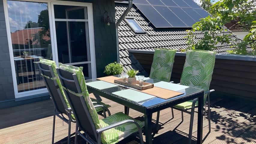 Ganze Wohnung, Apartment 'Ferienwohnung Schöne Aussicht' mit Balkon und WLAN in Wienhausen, Landkreis Celle