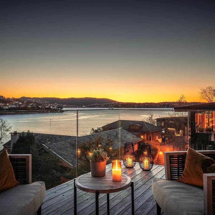 Villa voor 12 personen, met balkon en tuin in Bergen