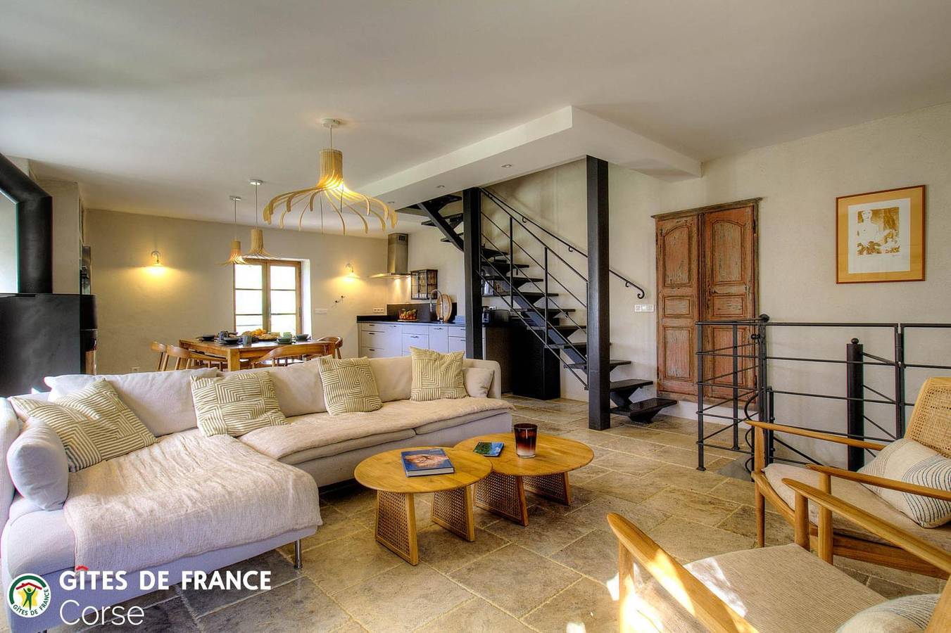 A Casa Bianca in Pigna (Córcega), Region de Calvi