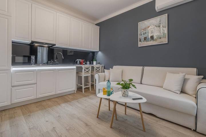 Appartement de vacances pour 4 personnes, avec jardin et vue