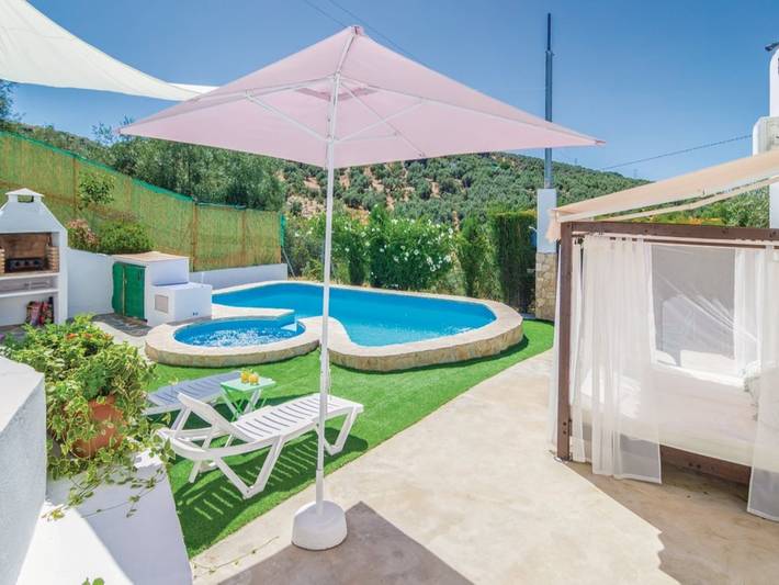 Casa rural para 4 personas, con Balcón/Terraza y Terraza además de Jardín y Piscina en Rute - 4
