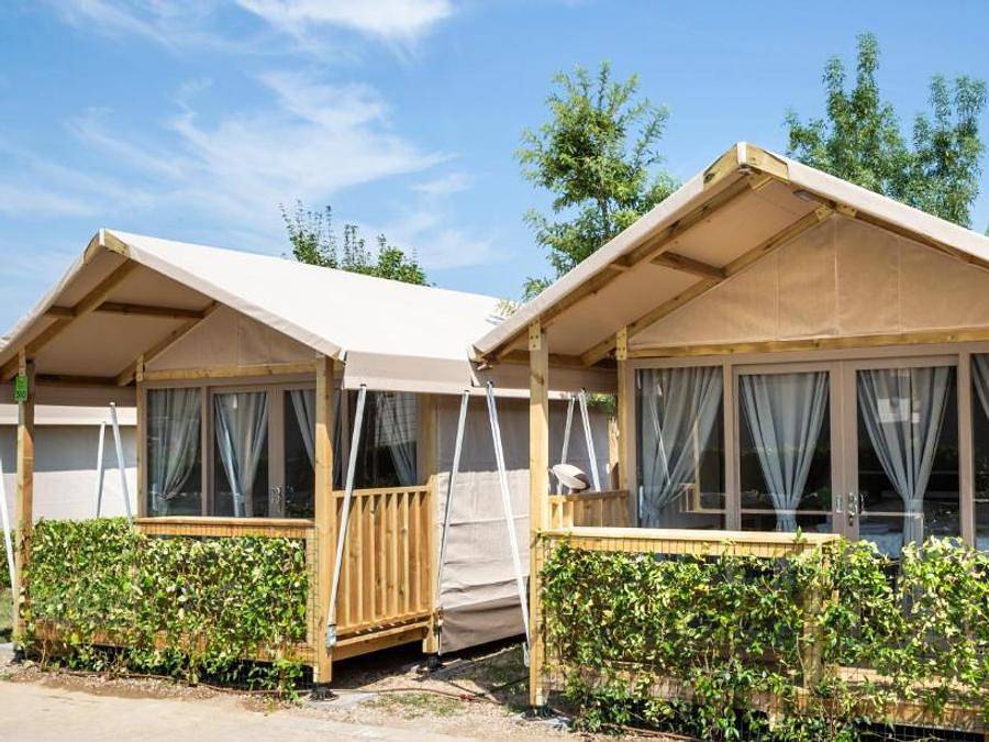 Hu Firenze Camping in Town - Tienda de lona y madera 2 personas - Tienda Safari in Florencia, Provincia de Firenze