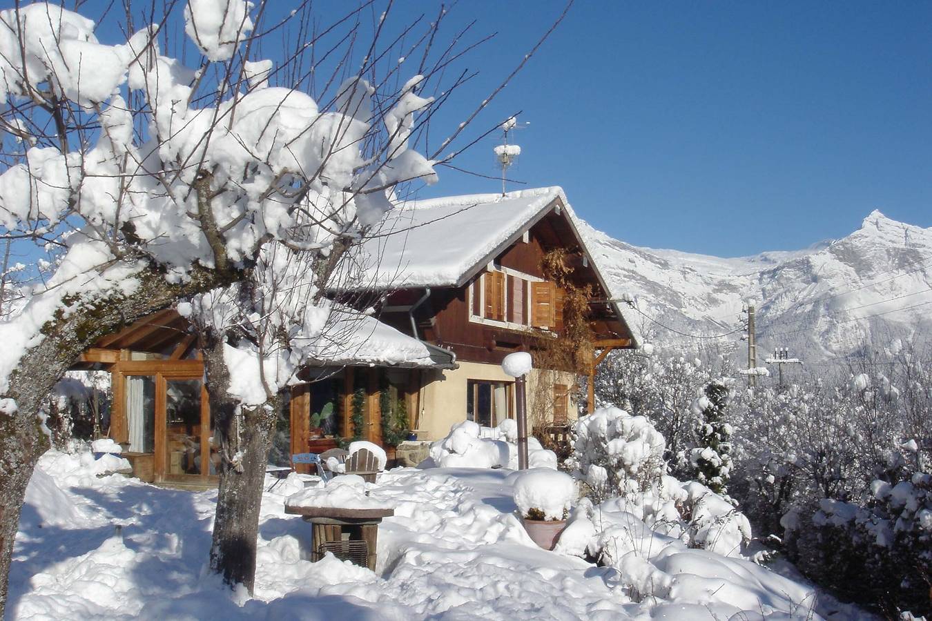 Chalet Le Solli – Panoramic View of the Mont-Blanc Range in Saint-Gervais-les-Bains, Pays du Mont-Blanc
