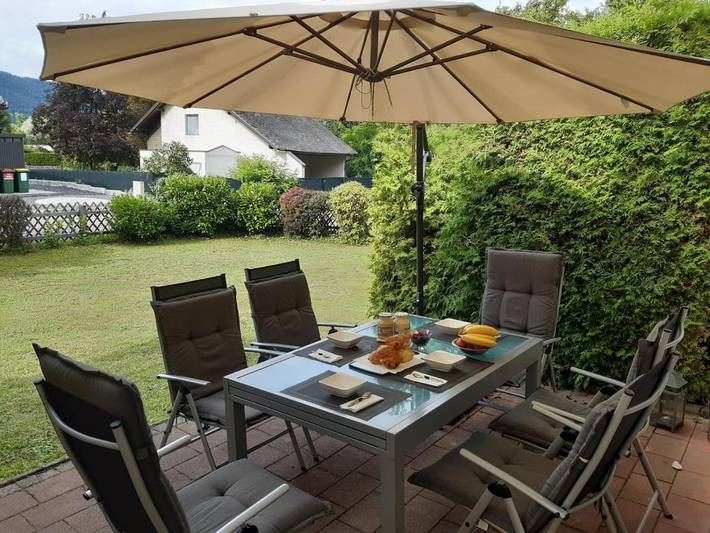 Ferienhaus für 6 Personen, mit Terrasse und Garten am Millstätter See