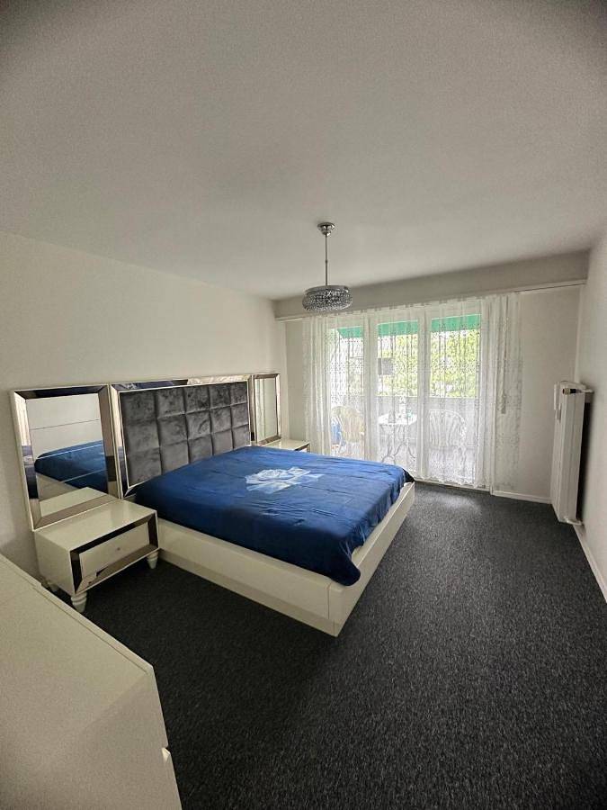 Ferienwohnung für 4 Personen, mit Balkon und Terrasse sowie Garten und Ausblick