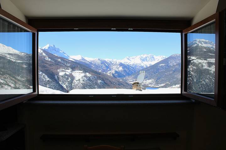 Ganze Wohnung, Studio Placide Mountain View in Sauze d'Oulx, Via Lattea