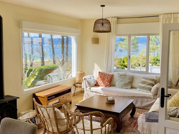 Ferienhaus für 5 Personen mit Garten in Porto do Son, Rías Baixas