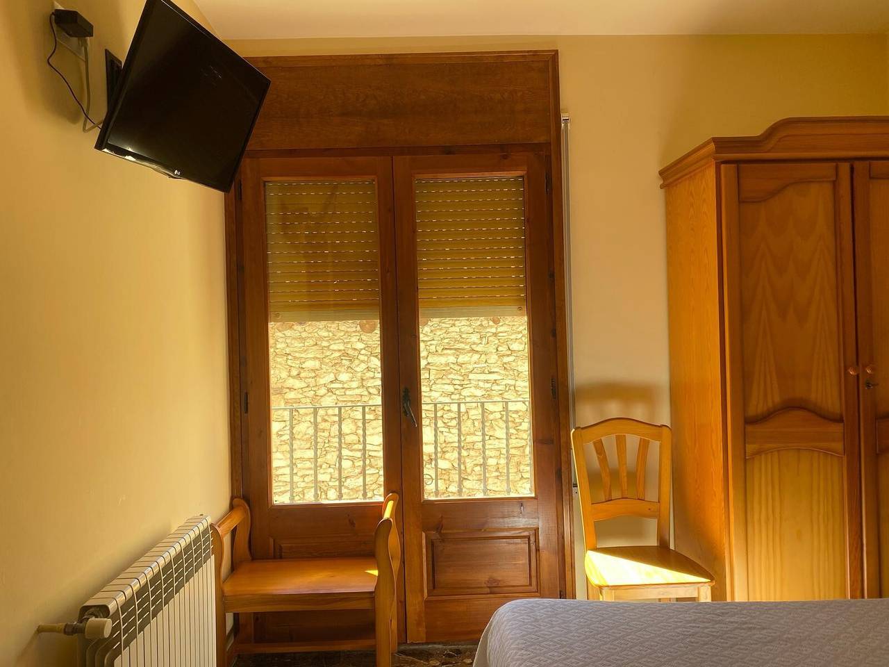 Kamer 'Twin Con Balcón' met balkon en Wifi in Villarluengo, Teruel en omgeving