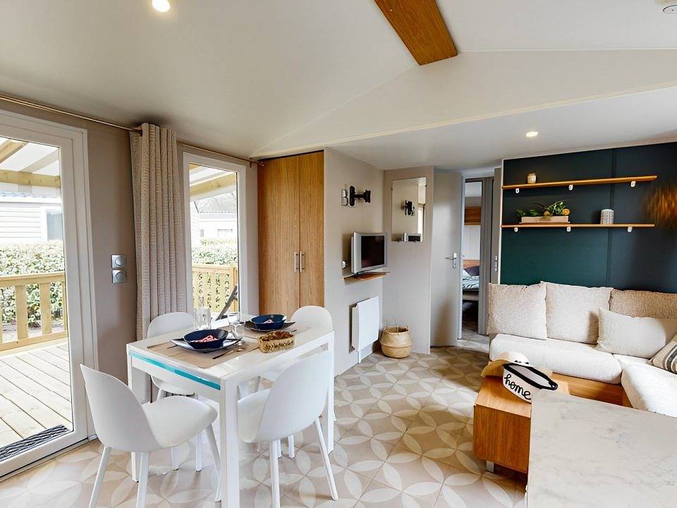 Camping Siblu Les Viviers : mobil-home 4 étoiles in Lège-Cap-Ferret, Région d'Arcachon