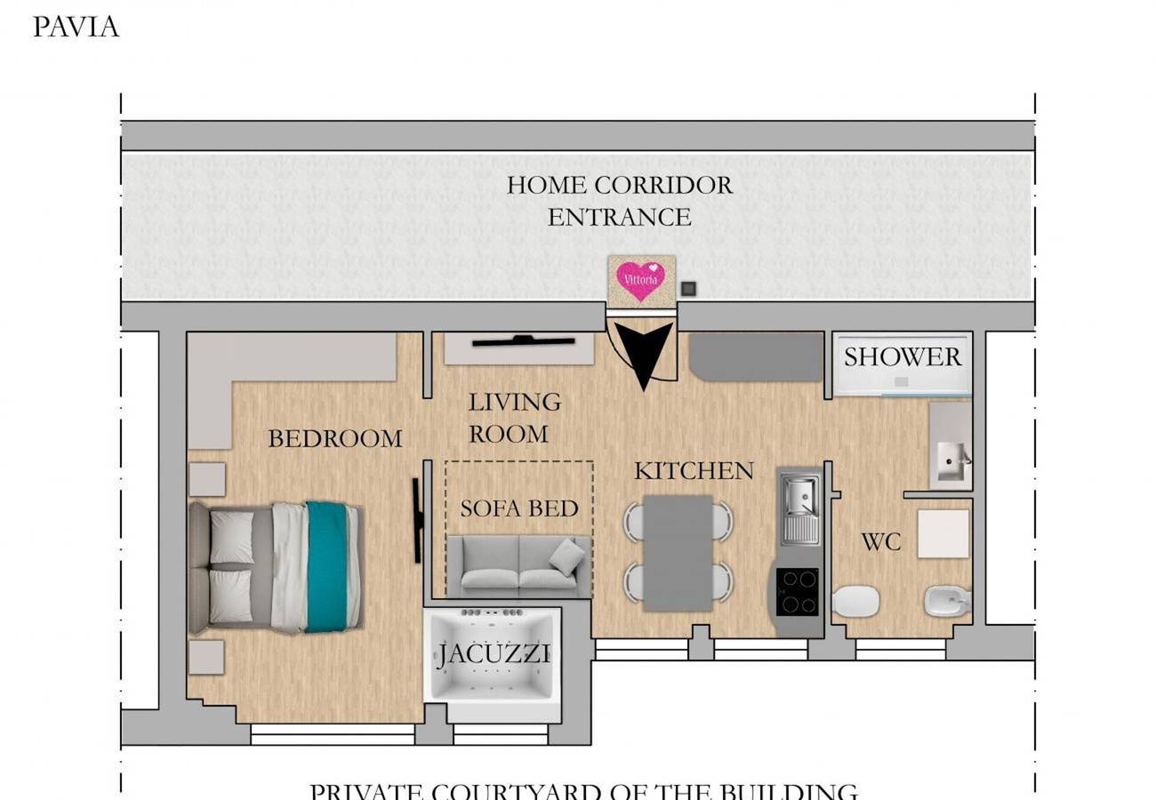 Ganze Wohnung, Vittoria Suite in Pavia, Pavia Provinz