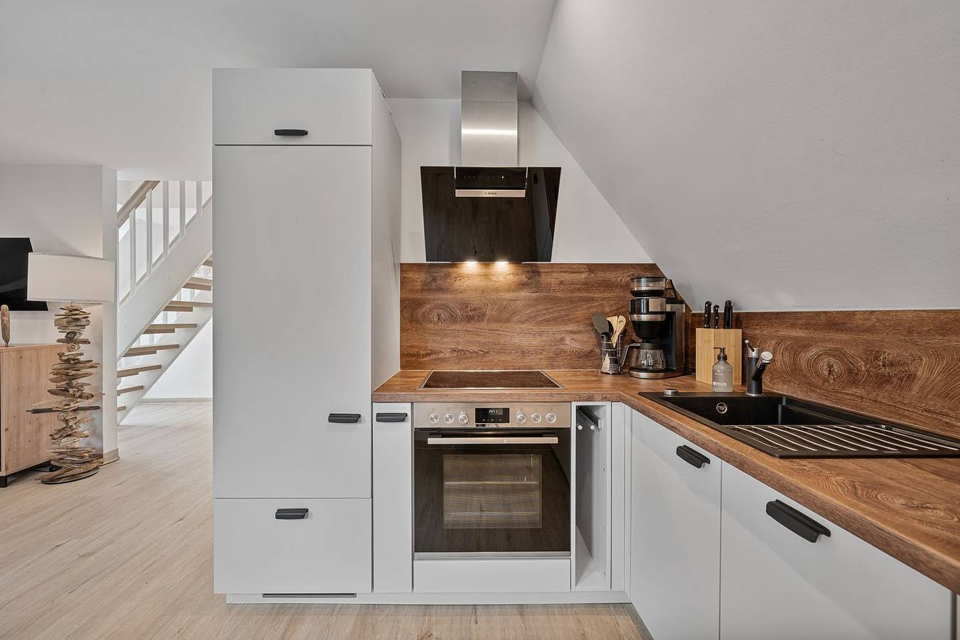 Ganze Wohnung, Kjell Hus - Fewo Ording - eine helle 3‑Zimmer‑Ferienwohnung mit 2 Bädern und hochwertiger Küche in ruhiger Top‑Lage in Ording! in St. Peter-Bad, St. Peter-Ording