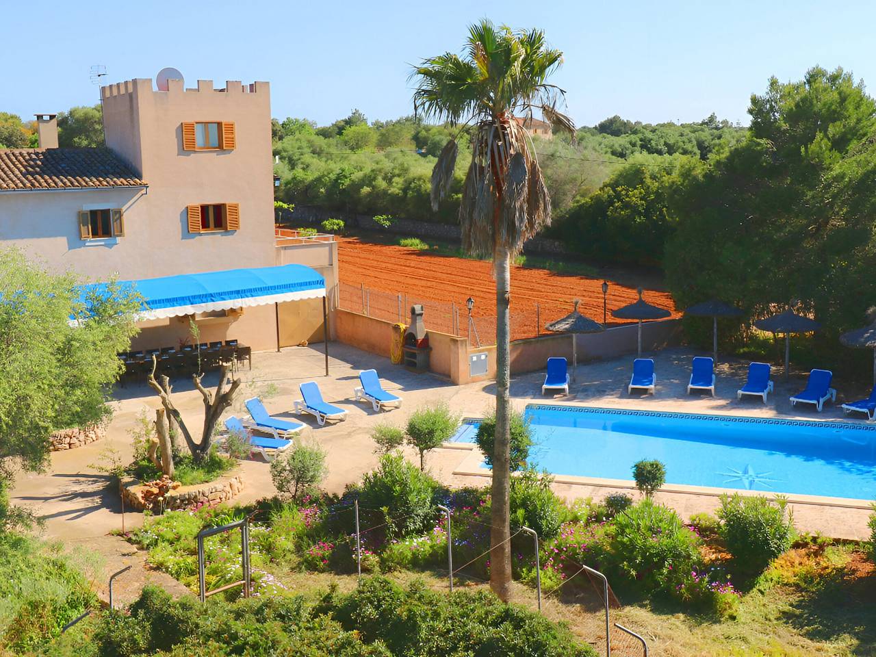 Villa rustique à Campos avec piscine privée, 5 chambres pour 7 pers in Campos, Majorque du Sud