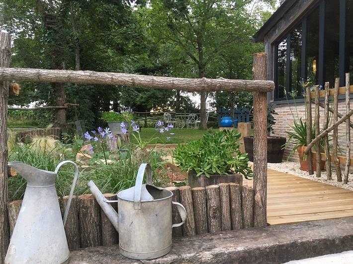 Gîte pour 6 personnes, avec Terrasse et Jardin dans Villepot
