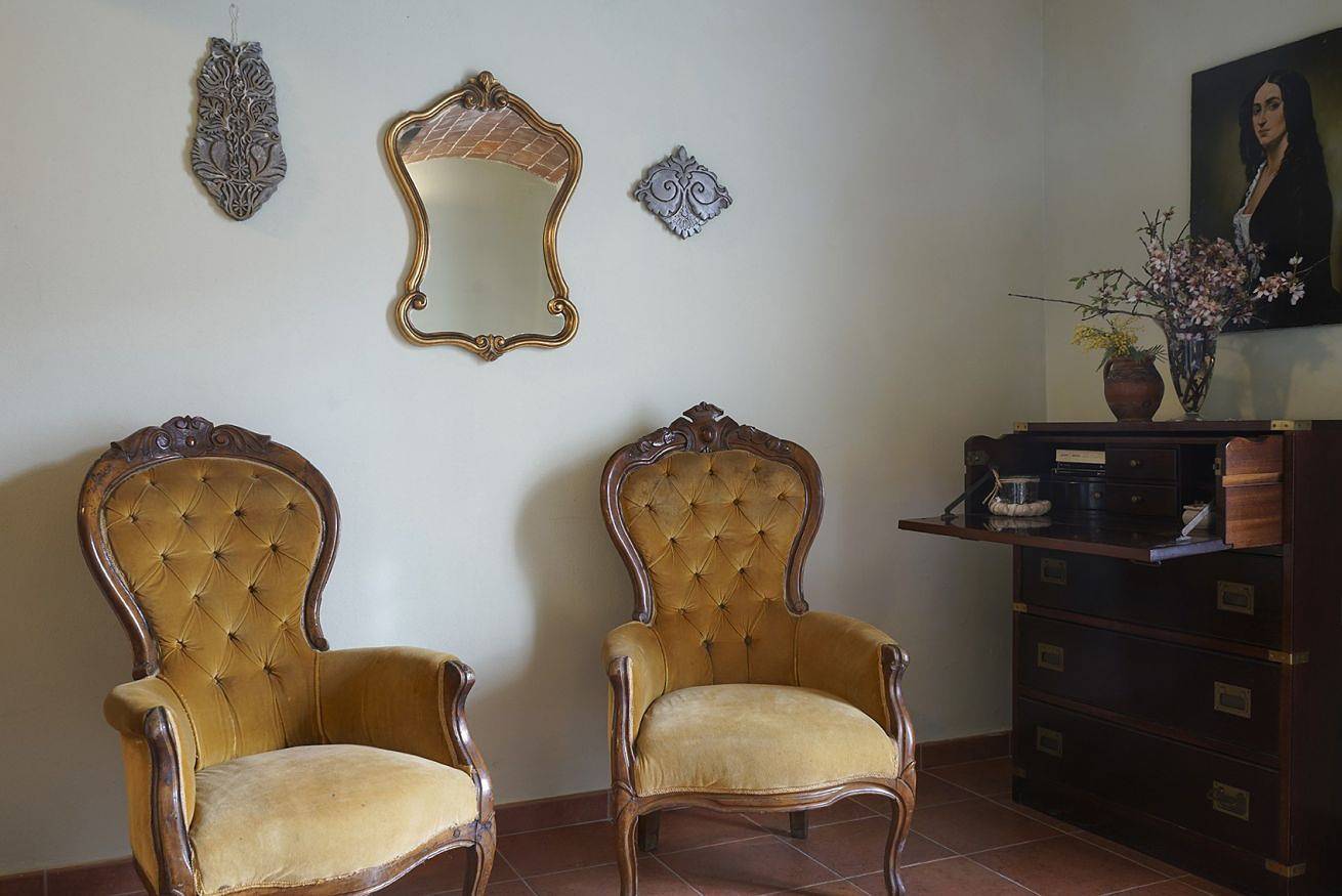 Ganze Wohnung, Sughera, elegantes Schlafzimmer mit Doppelbett in Sassetta, Etruskische Küste
