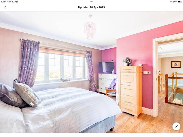 Holiday letting for 2 people, with Terrace and Garden as well as View in Colwyn Bay