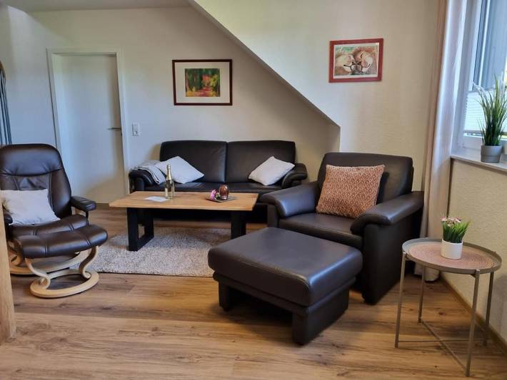 Ferienwohnung für 6 Personen, mit Terrasse und Garten sowie Ausblick in Westerstede - 3