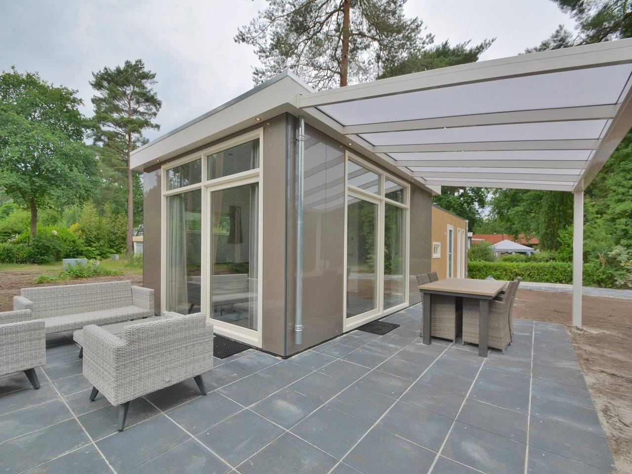 Wellness Chalet mit Infrarotsauna in Hooghalen, Drenthe