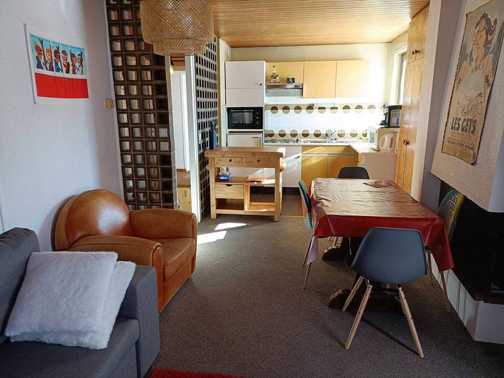 Appartement entier, Les Gets - 2 pièces, 4 pers, centre station, garage, à 100m des commerces et de l'Esf in Les Gets, Les Portes du Soleil