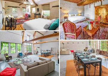 Chambre d’hôte pour 6 personnes, avec jardin ainsi que vue et terrasse, animaux acceptés à Mer