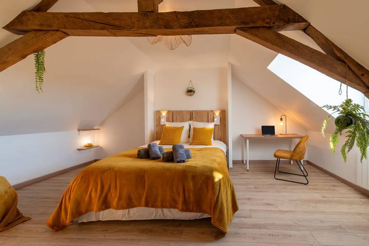 Ferienhaus für 5 Personen mit Garten in Saint-Denis-du-Maine, Mayenne