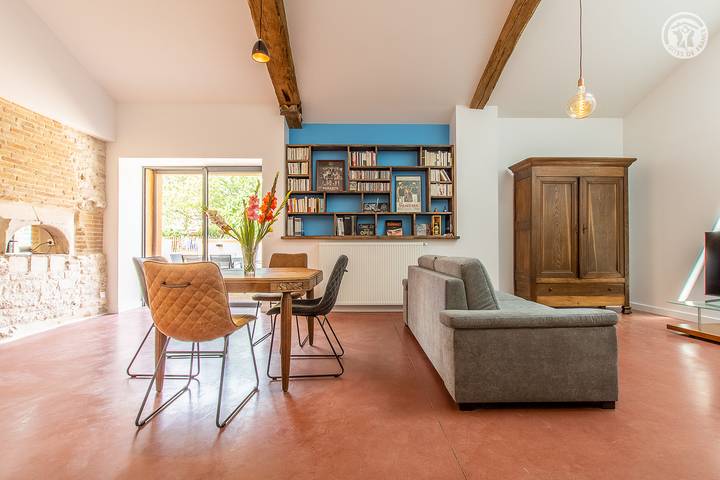 Maison de vacances pour 4 personnes, avec jardin et terrasse, animaux acceptés à Montbellet