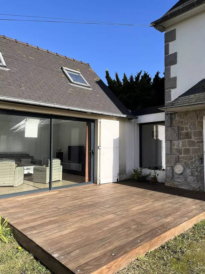 Ganze Wohnung, Charmante Unterkunft von 90 m2 mit privatem Garten, in der Nähe des Hafens von Dahouet in Dahouët, Pléneuf-Val-André