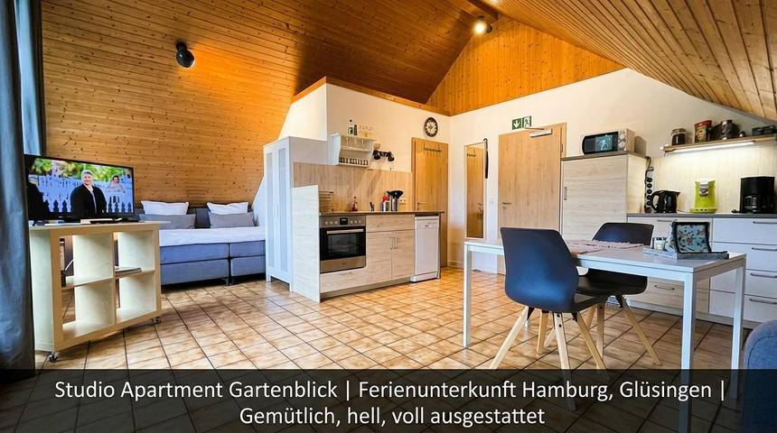 Ganze Ferienwohnung, Dg-Appartement 3 mit Balkon "Gartenblick" in Seevetal, Landkreis Harburg