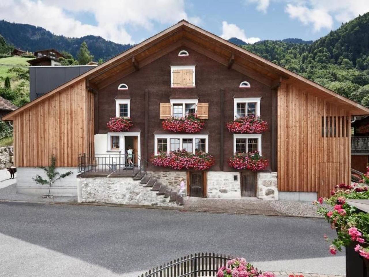Schindelhaus in Quarten, Churer Rheintal