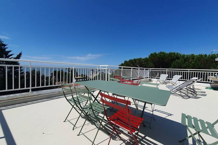 Ferienhaus für 10 Personen, mit Balkon und Garten in Royan