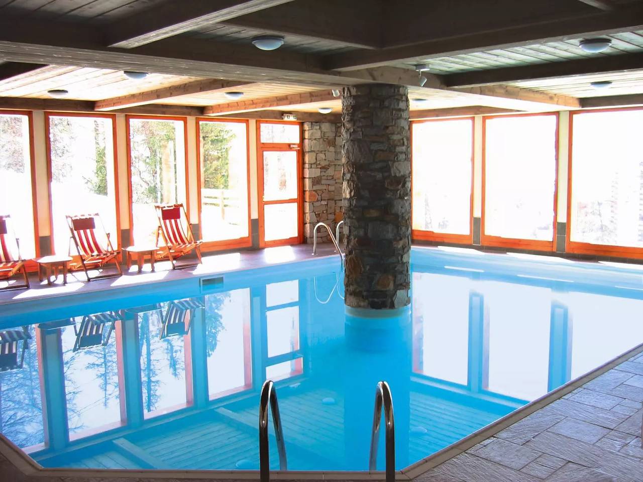 Ganze Wohnung, Apartment mit Poolzugang und überdachter Parkplatz in Plagne Villages, La Plagne-Tarentaise