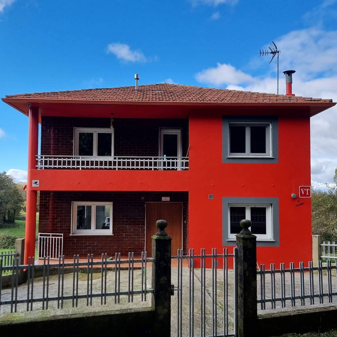 Casa de vacaciones 'As Neveiras' con vistas a la montaña, jardín privado y Wi-Fi in Forcarey, Provincia de Pontevedra