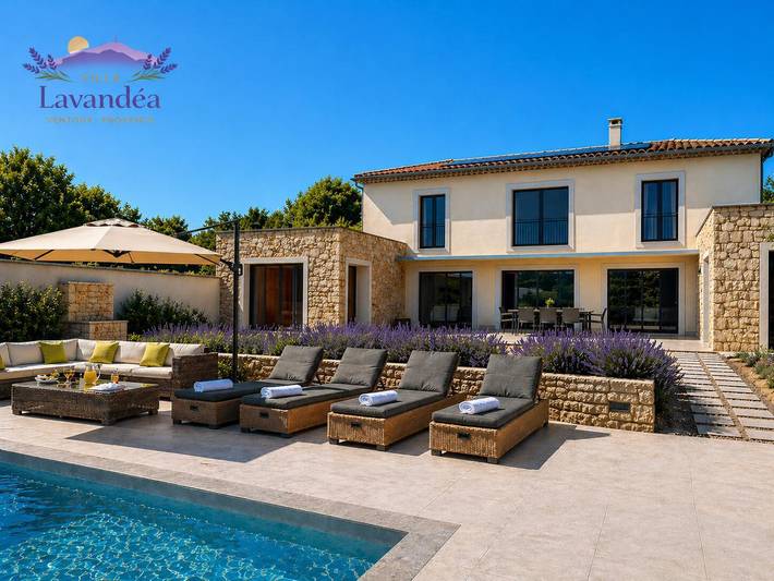 Gîte für 10 Personen, mit Whirlpool und Terrasse sowie Garten und Pool