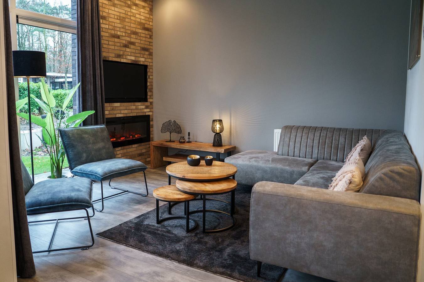 Komfortables Ferienhaus mit stimmungsvollem Kamin für 6 Personen in Lieren in der Veluwe in Veluwe