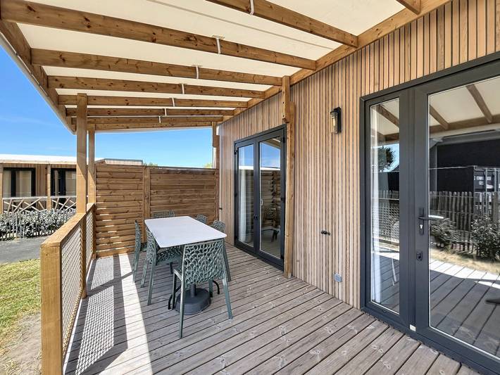 Mobil home pour 4 personnes, avec piscine et terrasse dans Kairon Plage - 2