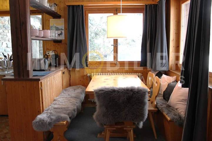 Gîte pour 2 personnes, avec jardin dans Chandolin - 4