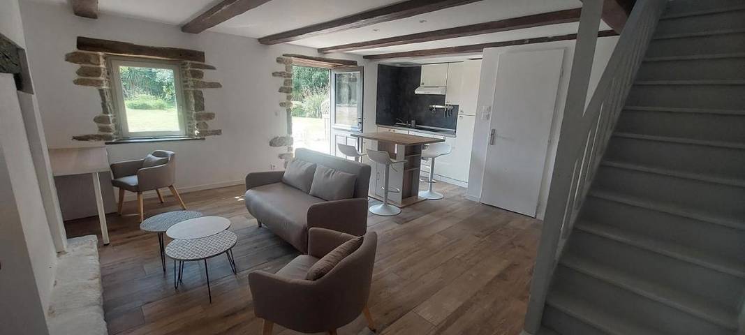 Location de vacances pour 3 personnes, avec jardin et terrasse à Plouzané