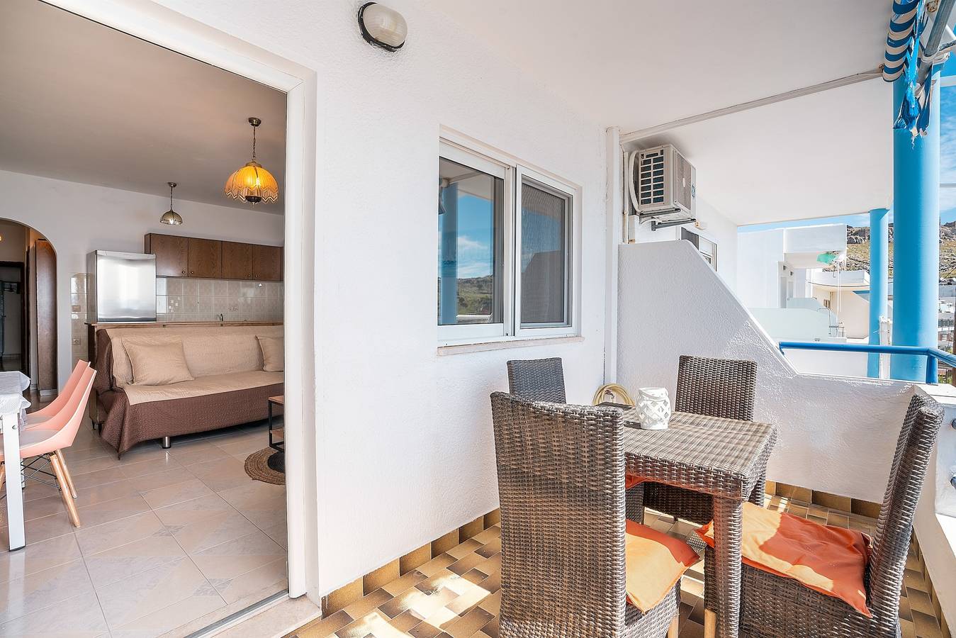 Hel leilighet, Dorothy's Seaview Apartment with Sea View and Wi-Fi in Charaki, Rhodos